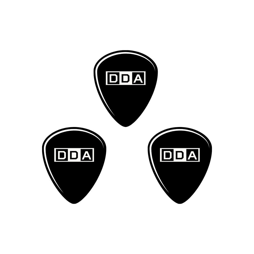 DDA SQUARES - GUITAR PICKS PACK